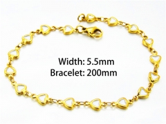 HY Wholesale Gold Bracelets of Stainless Steel 316L-HY70B0548KA