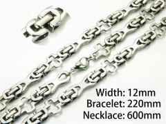 Necklaces   Bracelets Sets of Stainless Steel 316L-HY55S0559HNZ