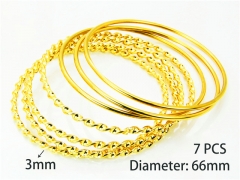 HY Wholesale Jewelry Popular Bangle of Stainless Steel 316L-HY58B0262HMW