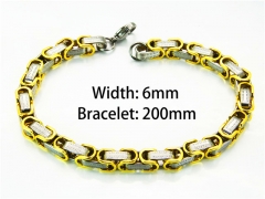 HY Wholesale Gold Bracelets of Stainless Steel 316L-HY54B0128NLE