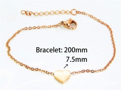 Rose Gold Bracelets of Stainless Steel 316L-HY25B0559LL