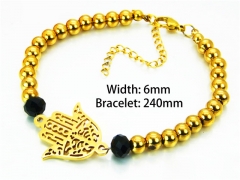 HY Wholesale Gold Bracelets of Stainless Steel 316L-HY91B0174HIT