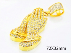 HY Wholesale Gold Pendants of Stainless Steel 316L-HY15P0130ILR