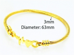 HY Jewelry Wholesale Popular Bangle of Stainless Steel 316L-HY58B0345NLF