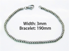HY Wholesale Steel Color Bracelets of Stainless Steel 316L-HY70B0437KQ