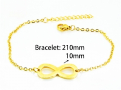 HY Wholesale Gold Bracelets of Stainless Steel 316L-HY25B0509LX
