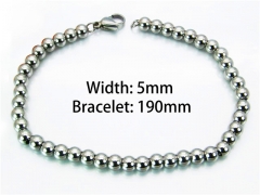 HY Wholesale Steel Color Bracelets of Stainless Steel 316L-HY70B0442LS