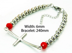 HY Wholesale Steel Color Bracelets of Stainless Steel 316L-HY91B0139HUU