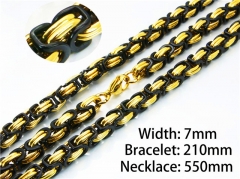 HY Wholesale Black Necklaces Bracelets Sets-HY55S0525JLD