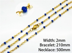 Gold Necklaces of Stainless Steel 316L-HY70S0074MLW
