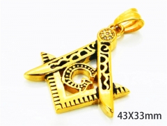 HY Wholesale Gold Pendants of Stainless Steel 316L-HY22P0543HKA