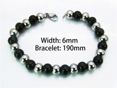 HY Wholesale Steel Color Bracelets of Stainless Steel 316L-HY70B0450NL