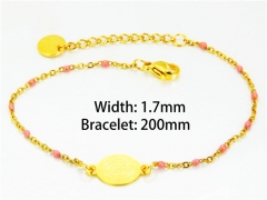 Gold Bracelets of Stainless Steel 316L-HY76B1442KLR