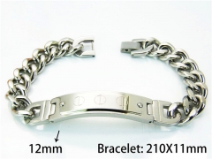 Steel Color Bracelets of Stainless Steel 316L-HY55B0528OE