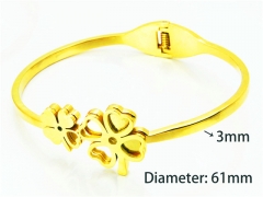 HY Jewelry Wholesale Popular Bangle of Stainless Steel 316L-HY93B0323HLQ