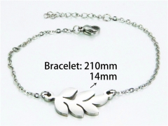 HY Wholesale Steel Color Bracelets of Stainless Steel 316L-HY25B0534LS