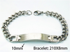 Steel Color Bracelets of Stainless Steel 316L-HY55B0534OC