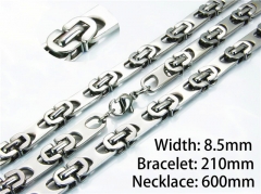 Necklaces   Bracelets Sets of Stainless Steel 316L-HY55S0510HPA