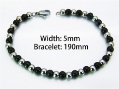 HY Wholesale Steel Color Bracelets of Stainless Steel 316L-HY70B0444ML