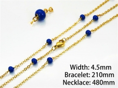 Gold Necklaces of Stainless Steel 316L-HY70S0089OLE
