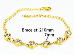 Gold Bracelets of Stainless Steel 316L-HY25B0543PE