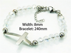 HY Wholesale Steel Color Bracelets of Stainless Steel 316L-HY91B0135HSS