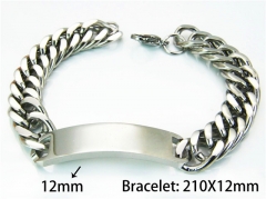 Steel Color Bracelets of Stainless Steel 316L-HY55B0521OW
