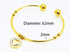 HY Jewelry Wholesale Popular Bangle of Stainless Steel 316L-HY58B0352MX