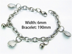 HY Wholesale Steel Color Bracelets of Stainless Steel 316L-HY70B0461KS