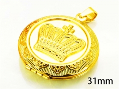 HY Wholesale Gold Color Pendants of Stainless Steel 316L-HY08P0306NF