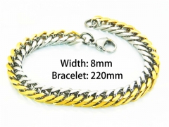 HY Wholesale Good Quality Bracelets of Stainless Steel 316L-HY18B0758HOY
