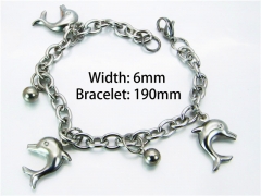 HY Wholesale Steel Color Bracelets of Stainless Steel 316L-HY70B0465KW