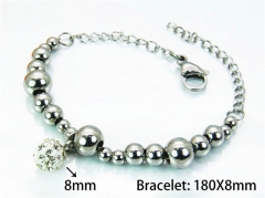 HY Wholesale Steel Color Bracelets of Stainless Steel 316L-HY55B0507LU