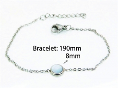 HY Wholesale Steel Color Bracelets of Stainless Steel 316L-HY25B0522LD