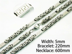 Necklaces   Bracelets Sets of Stainless Steel 316L-HY55S0564HMR