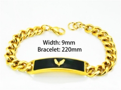 Gold Bracelets of Stainless Steel 316L-HY55B0566HLQ
