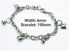 HY Wholesale Steel Color Bracelets of Stainless Steel 316L-HY70B0479KV