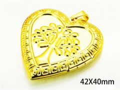 HY Wholesale Gold Color Pendants of Stainless Steel 316L-HY08P0301NA