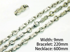 Necklaces   Bracelets Sets of Stainless Steel 316L-HY55S0565HMT
