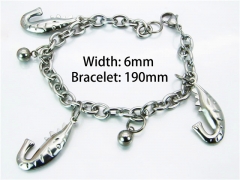 HY Wholesale Steel Color Bracelets of Stainless Steel 316L-HY70B0464KQ