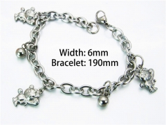 HY Wholesale Steel Color Bracelets of Stainless Steel 316L-HY70B0469KR