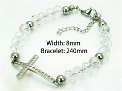 HY Wholesale Steel Color Bracelets of Stainless Steel 316L-HY91B0147HIR
