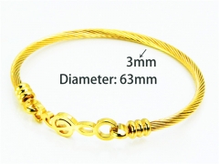 HY Jewelry Wholesale Popular Bangle of Stainless Steel 316L-HY58B0343NLC