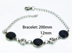 HY Wholesale Steel Color Bracelets of Stainless Steel 316L-HY25B0506OC