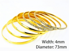 HY Wholesale Jewelry Popular Bangle of Stainless Steel 316L-HY58B0248HOD