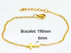 HY Wholesale Gold Bracelets of Stainless Steel 316L-HY25B0547KLD
