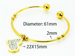 HY Jewelry Wholesale Popular Bangle of Stainless Steel 316L-HY58B0247MS