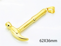 HY Wholesale Gold Color Pendants of Stainless Steel 316L-HY06P0060HIZ