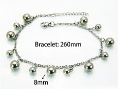 HY Wholesale Steel Color Bracelets of Stainless Steel 316L-HY70B0520MX