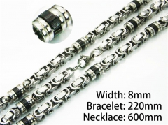 Necklaces   Bracelets Sets of Stainless Steel 316L-HY55S0538IJZ